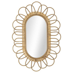 Fali tükör díszes kerettel, 56,5 x 80 cm