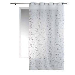 PETIT FLEUR függöny, 140 x 240 cm, gyűrűs felfüggesztéssel