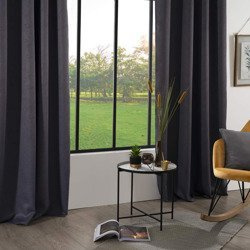 Sötétítő függöny, modern ablakfüggöny, levélmintával, 140 x 260 cm