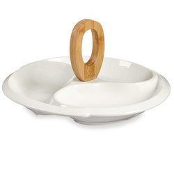 Tálca falatokhoz fogantyúval a könnyű szállításhoz