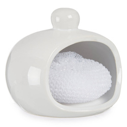 Szivacs csepegtető, porcelánból + konyhai drótkefe