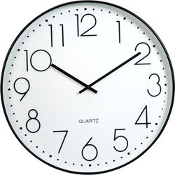 Fekete keretes falióra, Ø 50 cm