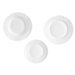 6 fős étkészlet OPAL, 18 darabos