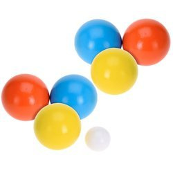 6 darabos rekreációs petanque készlet + 1 labda 7 elemből
