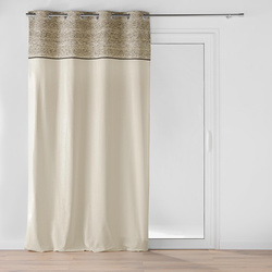 Zsákos függöny vegyes anyagokból, CAMALIA, 140 x 240 cm