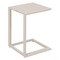 EVASION teraszi kávézóasztal, alumínium, 38 x 38 cm