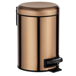 LEMAN fürdőszobai kosár, 3 L, WENKO, réz színű