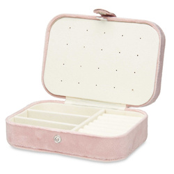 VELVET ékszertartó doboz, 11,5 x 16,2 x 6 cm