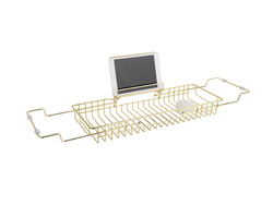 Fürdőkád polc CADDY, fém, 18 x 20 x 61 cm