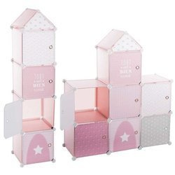 Gyerekszoba bútorcsomag, polcok rekeszekkel, bútorzat.