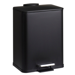 DELTA fém szemetes, fekete, 20 l