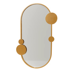 Fali tükör SAANA geometrikus díszítéssel, 50 x 76 cm