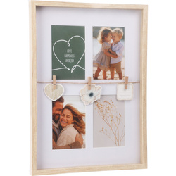 Fényképkeret díszítéssel, 31 x 27 x 43,5 cm