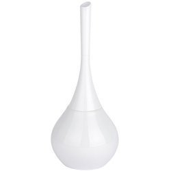 FLAKON WC-kefe tartó + WC-kefe, WENKO, fehér