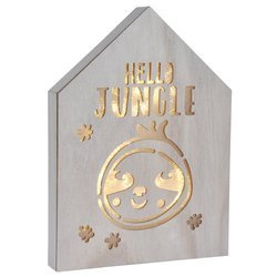 LED világítással ellátott dekoráció, 20 x 27,5 cm, lajhár