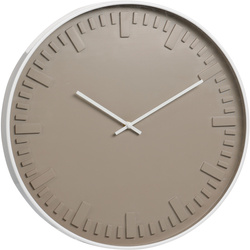 Elegáns falióra fehér kerettel, Ø 40 cm