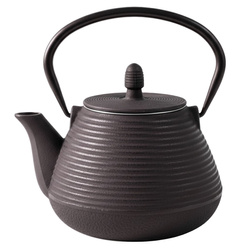 YUKI öntöttvas teáskanna szűrővel, 1000 ml, fekete