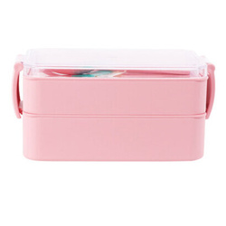 Kétkamrás ebédlődoboz, 18 x 10 x 8,5 cm