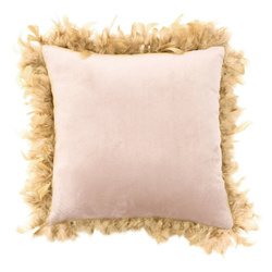 Díszpárna tollakkal MARLINA, 40 x 40 cm