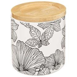 BLACKFLORA kozmetikai vattakorong tartó, kerámia