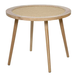 Kali kávézóasztal, bécsi fonott lapból.