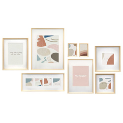 MURAL faliképek, 8 különböző méretű keret.