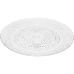 Üvegtányér süteményhez, Ø 18 cm