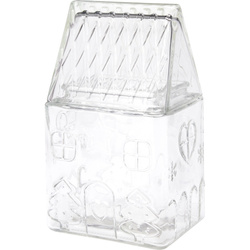 Üvegtartály ünnepi mintával 1,5 L