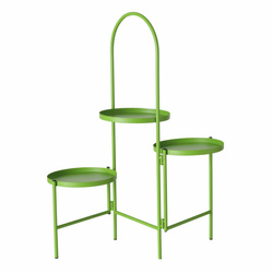 3 szintes fém virágtartó MARETA, magassága 71 cm