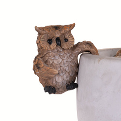 Cserépfüggő Vidám állatka, polyresin, 9 x 4,5 x 8 cm