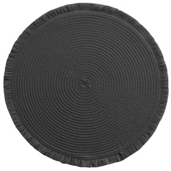 FALBALA tányéralátét bojtokkal, Ø 38 cm