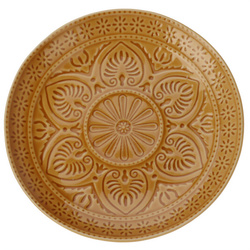Kerámialap barázdált mintával, Ø 20 cm