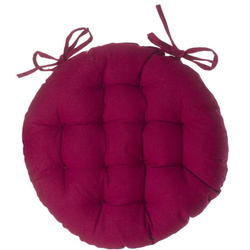 Kerek párna székre ROUND, Ø 38 cm, piros