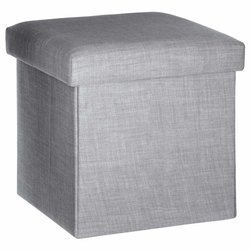 Tárolós puff, 38 x 38 cm, összecsukható