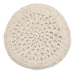 MACRAMA puff, boho ülőke, Ø 44 cm