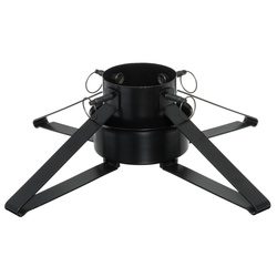 Fém karácsonyfa állvány víztartállyal 0,9 l, fekete