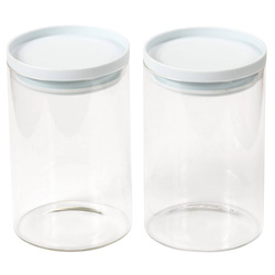 Két üvegtároló edény készlet, 10 x 15 cm, Kesper