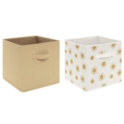 Összecsukható játéktároló doboz, 29 x 29 x 29 cm, 2 darab