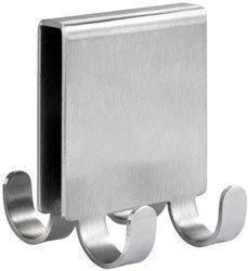 VIESTE DUO zuhanyajtóra akasztható fürdőszobai kampó, WENKO