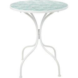 Erkélyasztal, díszek, 60 x 72 cm