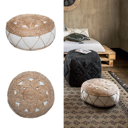 SOL fonott puff, Ø 43 cm