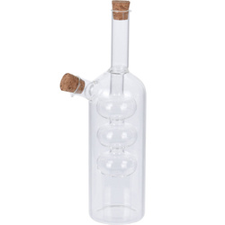 Olívaolaj és ecet palack dugóval, 75 ml