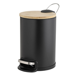 Hulladékgyűjtő puha záródású, bambusz, 3 l, MOBELLE