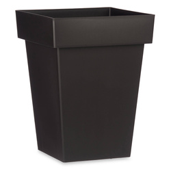 Öntözőcserép, műanyag, négyzet alakú