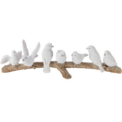 Díszítő madárfigura ágon, 30 cm