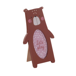 Erdei barátok fényképkeret, gyerekeknek, MDF