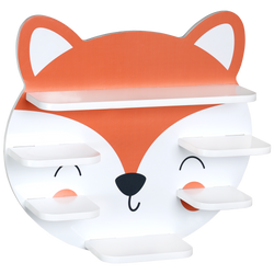 Fali polc gyerekszobába fülekkel, 45 cm