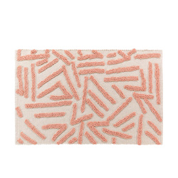 ATHENA mintás, steppelt fürdőszobai szőnyeg, 60 x 90 cm