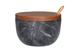 Márvány fűszertál, Ø 10 cm