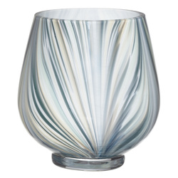 TUULI mintás üvegváza, 14,5 cm